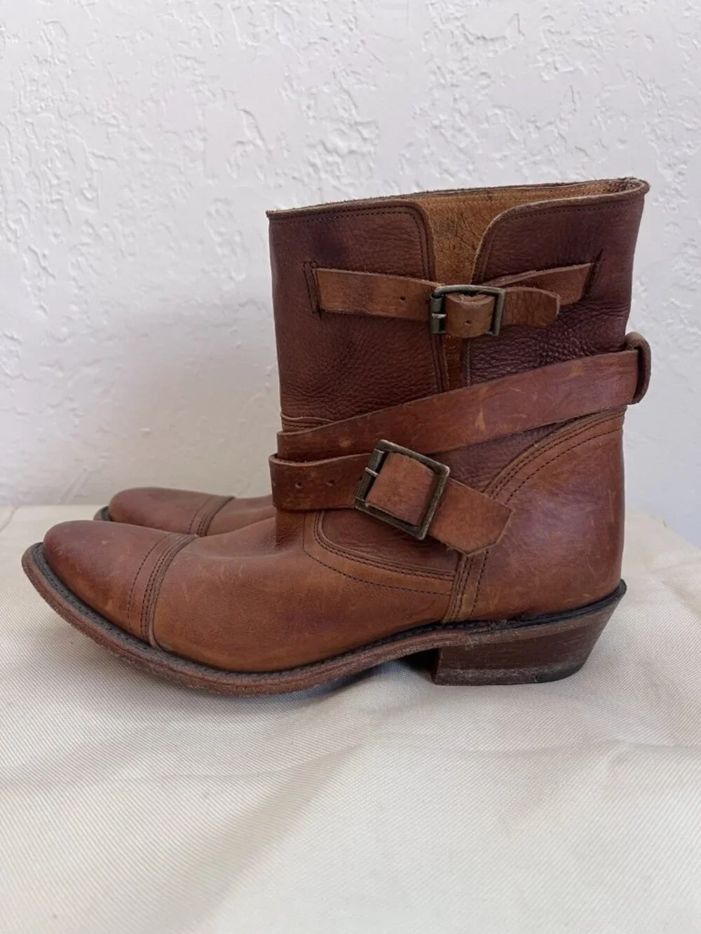 Rare Vince Camuto Made in USA Leather Boots Size 7 Butter Soft USA Made